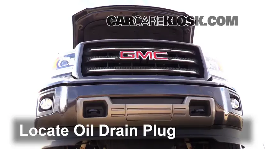 2015 GMC Sierra 1500 SLE 5.3L V8 FlexFuel Extended Cab Pickup Oil Change Oil and Oil Filter